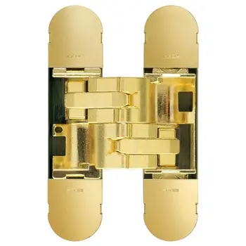 Дверная петля скрытой установки CEAM с 3D регулировкой 1230S 130x30 (50-70 кг) противопожарная золото