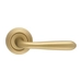 Дверная ручка Extreza "ALDO" (Алдо) 331 на круглой розетке R05, матовое золото