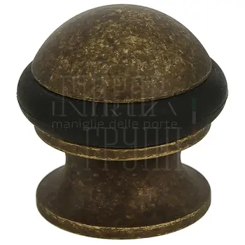 Упор дверной напольный Extreza D61 античная бронза