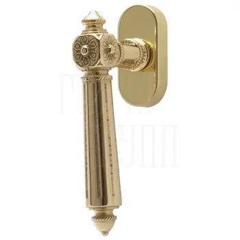 Ручка оконная Extreza 'Leon' (Леон) 303 HW полированная латунь