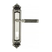 Дверная ручка Venezia "MOSCA" на планке PL96, натуральное серебро (cyl)