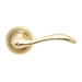 Дверная ручка Extreza "Agata" (Агата) 310 на круглой розетке R03, полированное золото