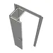 Складная Armadillo (Армадилло) система COMPACT 180.50.70 L INOX лев., схема