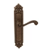 Дверная ручка на планке Melodia 225/229 'Cagliari', античная бронза