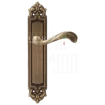 Дверная ручка Extreza 'NINA' (Нина) 317 на планке PL02 матовая бронза