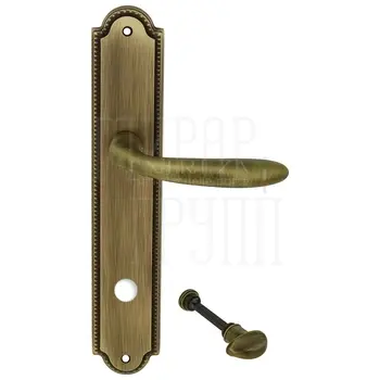 Дверная ручка Extreza 'COMO' (Комо) 322 на планке PL03 матовая бронза (wc)