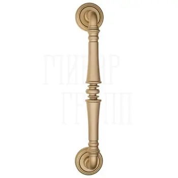 Дверная ручка-скоба Fratelli Cattini 'GRACIA' 300мм (250мм) D1P матовая латунь
