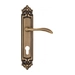 Дверная ручка Fratelli Cattini "LUCCIA" на планке PL96 , матовая бронза (cyl)