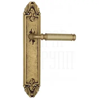Дверная ручка Venezia 'MOSCA' на планке PL90 французское золото