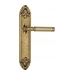 Дверная ручка Venezia "MOSCA" на планке PL90, французское золото