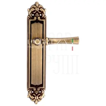 Дверная ручка Extreza 'DEZI' (Дези) 309 на планке PL02 матовая бронза