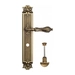 Дверная ручка Venezia "MONTE CRISTO" на планке PL97, матовая бронза (wc)