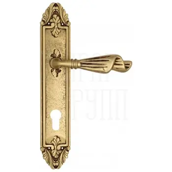 Дверная ручка Venezia 'Opera' на планке PL90 французское золото (cyl)
