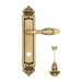 Дверная ручка Venezia 'CASANOVA' на планке PL96, французское золото (wc-4)