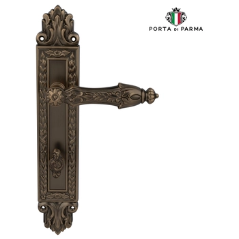 Дверная ручка на планке PORTA DI PARMA 'Arcadia' матовый кофе
