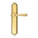 Дверная ручка Extreza "PIERO" (Пиеро) 326 на планке PL03, французское золото