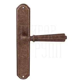 Дверная ручка на планке Melodia 424/131 'Denver' античная бронза