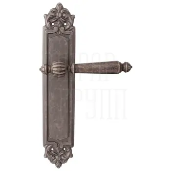 Дверная ручка на планке Melodia 235/229 'Mirella' античное серебро