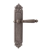 Дверная ручка на планке Melodia 235/229 "Mirella", античное серебро