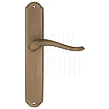 Дверная ручка Fratelli Cattini 'LAVERA' на планке PL02 матовая бронза