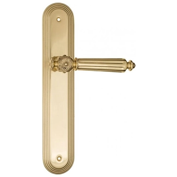 Дверная ручка Fratelli Cattini 'TORCELLO' на планке PL288 полированная латунь
