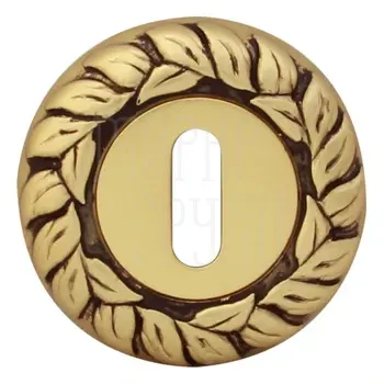 Накладка Class под ключ (KEY) 60 mm старинная латунь + коричневый