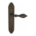 Дверная ручка Venezia "ANAFESTO" на планке PL90, античная бронза