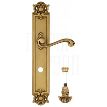 Дверная ручка Venezia 'VIVALDI' на планке PL97 французское золото (wc-4)