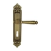 Дверная ручка Extreza "VERONIKA" (Вероника) 325 на планке PL02, матовая бронза (cab) (KEY)