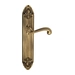 Дверная ручка Venezia 'CARNEVALE' на планке PL90, матовая бронза