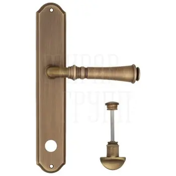 Дверная ручка Fratelli Cattini 'GRACIA' на планке PL02 матовая бронза (wc-2)