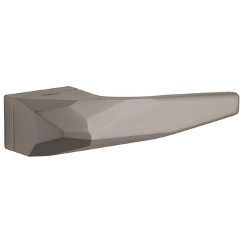 Дверная ручка на прямоугольной розетке Tupai Iceberg 4003 RT H матовый титан