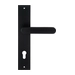 Дверная ручка Extreza Hi-tech 'JEMMA' 116 на планке PL11, черный (cyl)