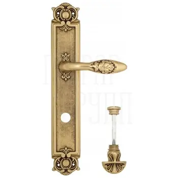 Дверная ручка Venezia 'CASANOVA' на планке PL97 французское золото (wc-4)
