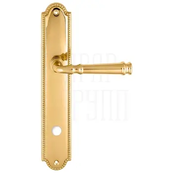 Дверная ручка Extreza 'BONO' (Боно) 328 на планке PL03 полированное золото (wc)