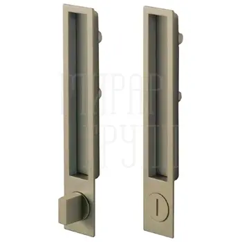 Ручка для раздвижных дверей Pamar MN 1096 Z с заверткой и шлицем с обр. ст. античная латунь