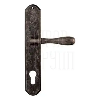 Дверная ручка на планке Melodia 294/131 'Beta' античное серебро (cyl)