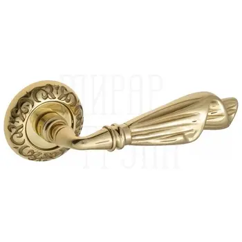 Дверная ручка на розетке Venezia 'Opera' D4 полированная латунь