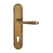 Дверная ручка Extreza 'ALDO' (Альдо) 331 на планке PL05, матовая бронза (cyl)