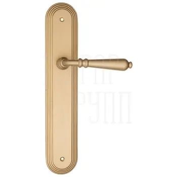 Дверная ручка Fratelli Cattini 'NAPOLI' на планке PL288 матовая латунь