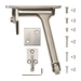 Координатор Fuaro (Фуаро) закрывания двустворчатых дверей DC-1002 INOX 304, схема