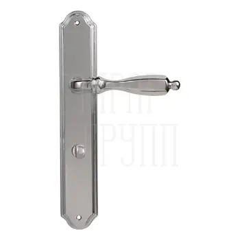 Дверная ручка на планке Melodia 298/230 'Camilla' полированный хром (wc)