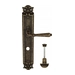 Дверная ручка Venezia 'CLASSIC' на планке PL97, античная бронза (wc)