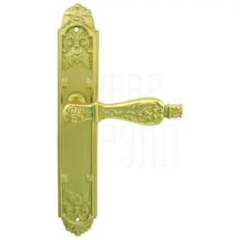 Дверная ручка на планке Melodia 465/Siracusa полированная латунь