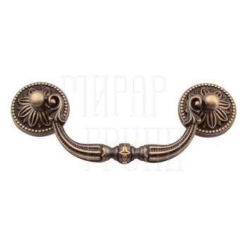 Мебельная ручка-скоба CORONA mod. '0021' античная бронза