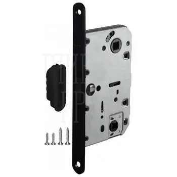 Защелка Punto (Пунто) врезная магнитная ML96WC-50 под завертку черный