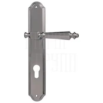 Дверная ручка на планке Melodia 300/230 'Grazia' полированный хром (cyl)