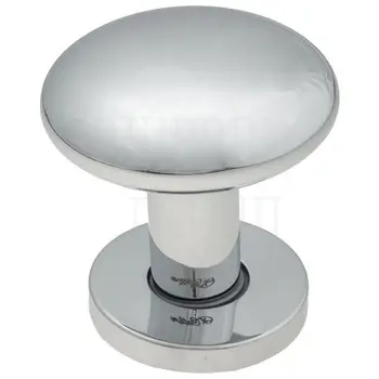 Ручка дверная кноб поворотная Fratelli Cattini 'BRESCIA' P34 Ø62 полированный хром