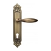 Дверная ручка Venezia 'MAGGIORE' на планке PL96, матовая бронза (cyl)