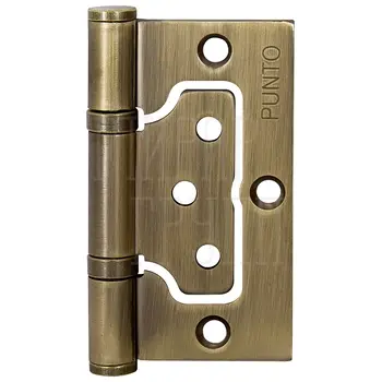 Петля Punto (Пунто) универсальная без врезки IN3200W (200-2B 75x25) матовая бронза